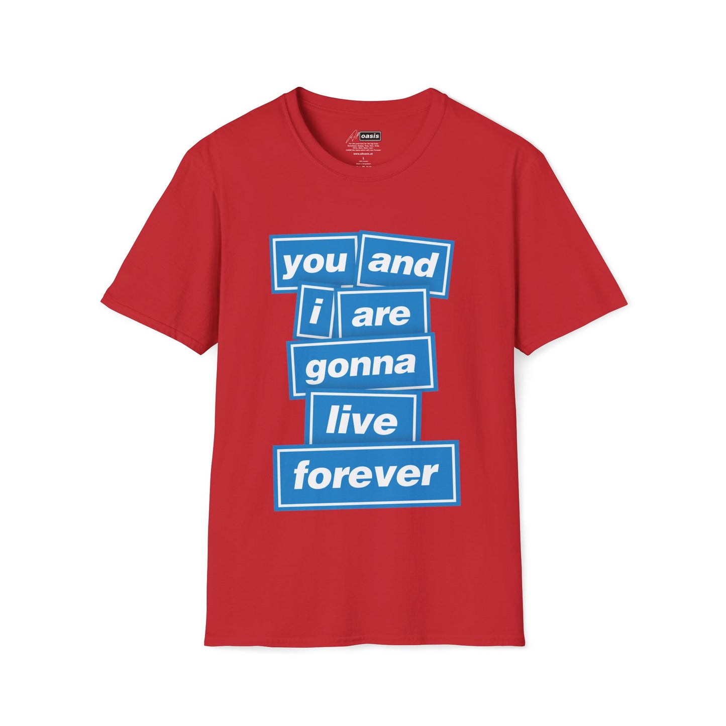 Live Forever - Lyrics - Blue
