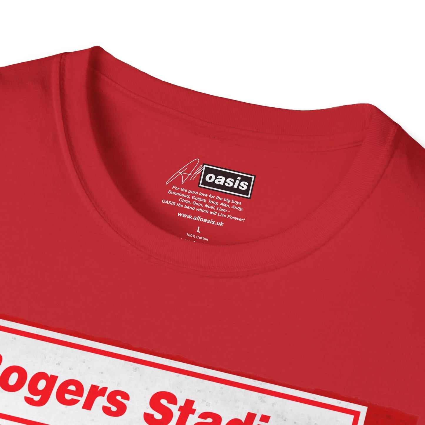 Oasis Live '25 - Rogers Stadium - Red