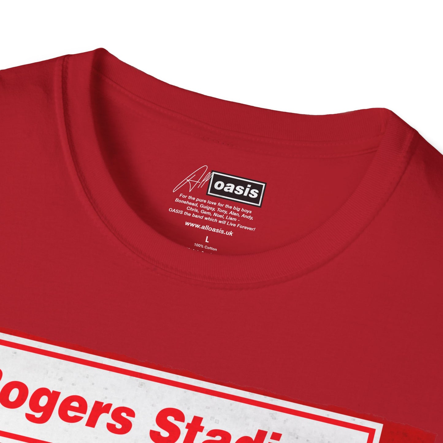 Oasis Live '25 - Rogers Stadium - Red