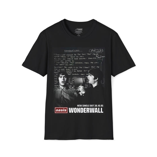 Wonderwall 30 - Lyrics edition -Hand written - Black