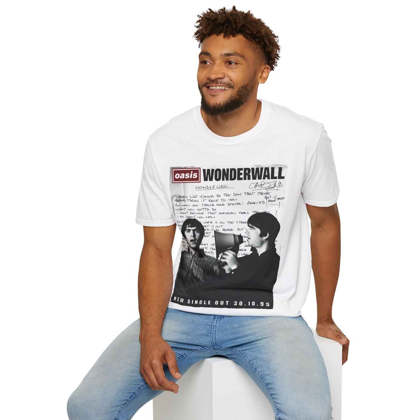 Wonderwall 30 - Lyrics edition -Hand written - White V2