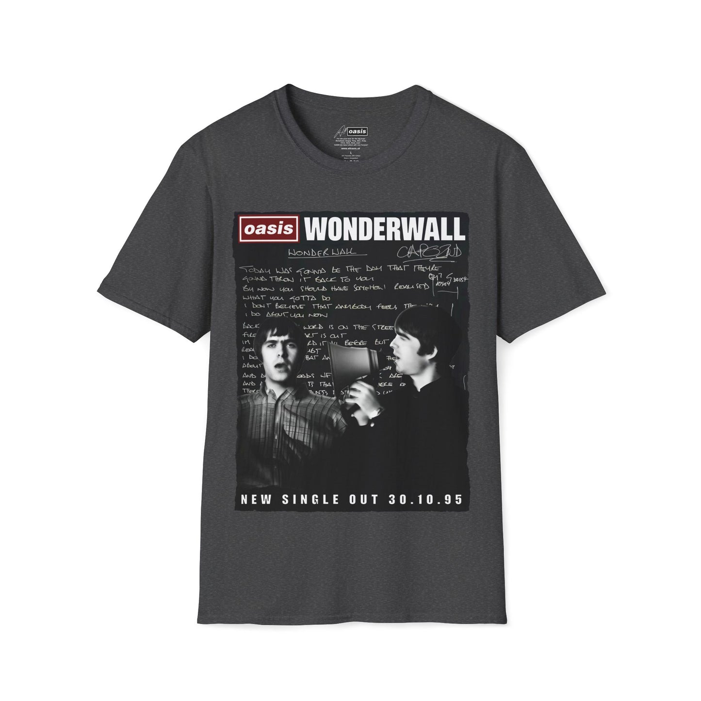 Wonderwall 30 - Lyrics edition -Hand written - Black V2