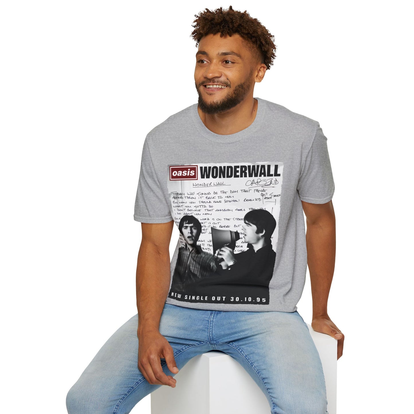 Wonderwall 30 - Lyrics edition -Hand written - White V2