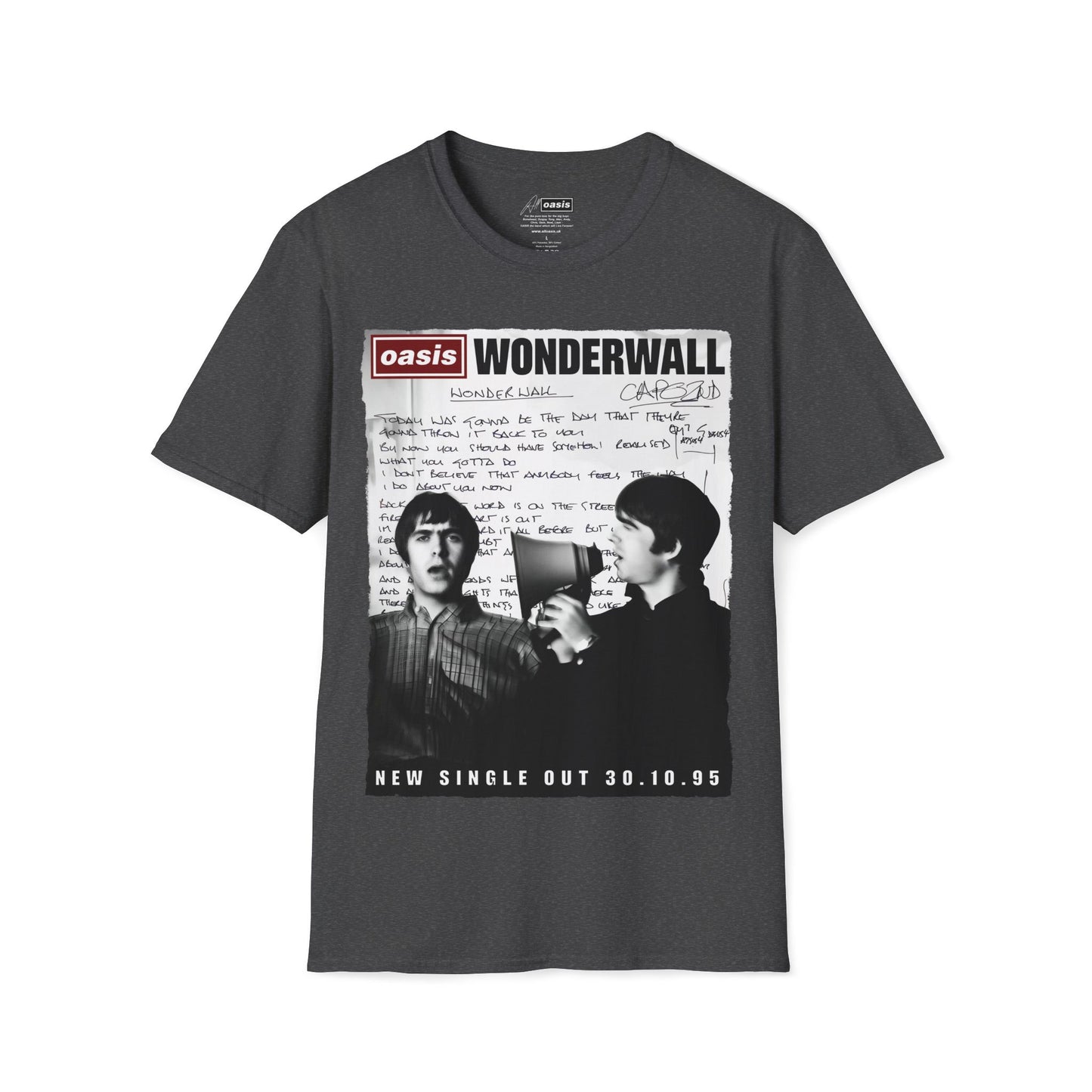 Wonderwall 30 - Lyrics edition -Hand written - White V2