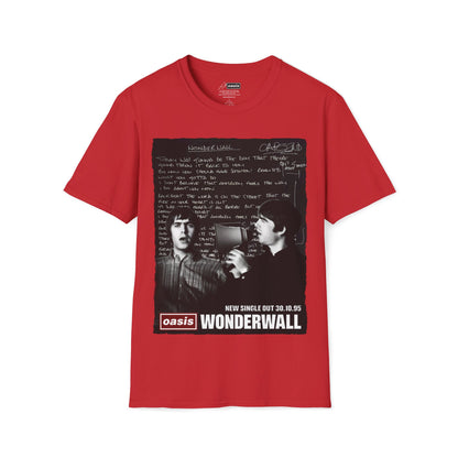 Wonderwall 30 - Lyrics edition -Hand written - Black