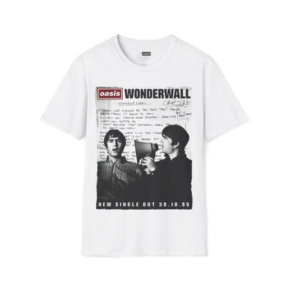 Wonderwall 30 - Lyrics edition -Hand written - White V2
