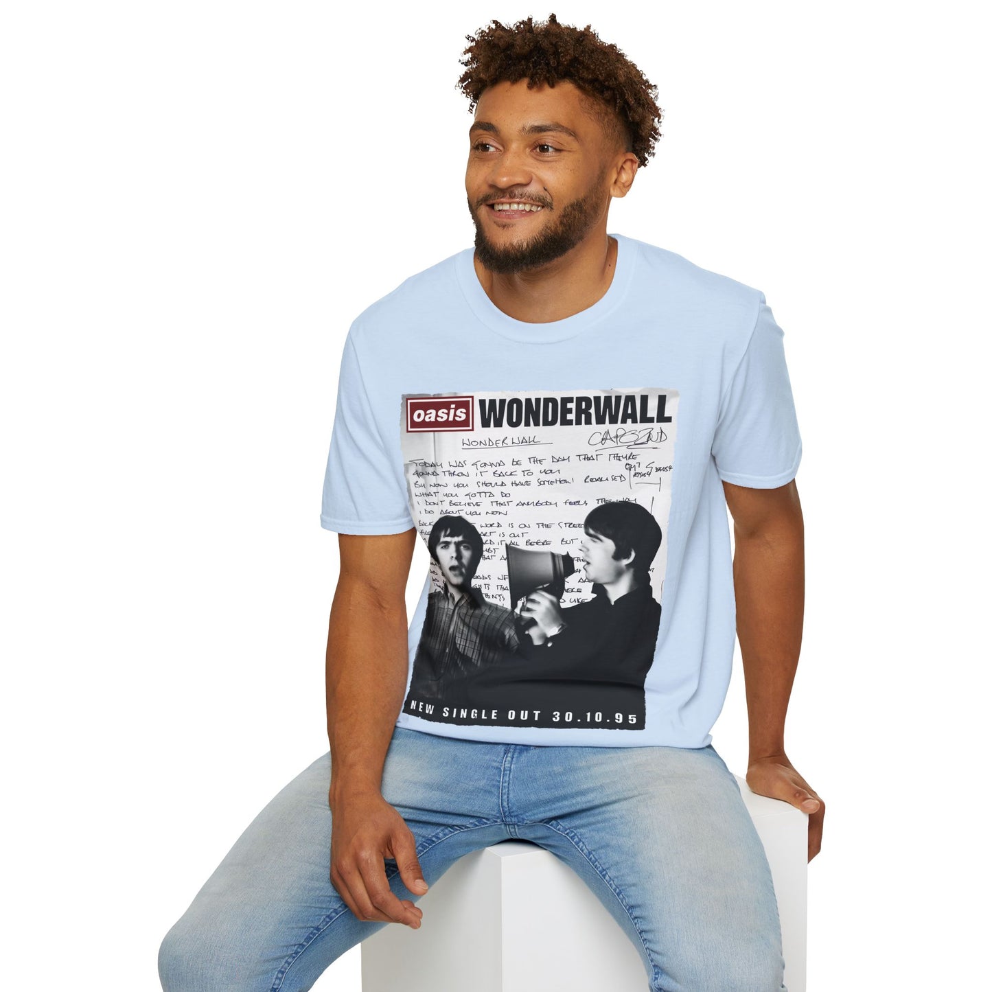 Wonderwall 30 - Lyrics edition -Hand written - White V2