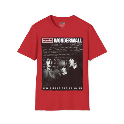 Wonderwall 30 - Lyrics edition -Hand written - Black V2