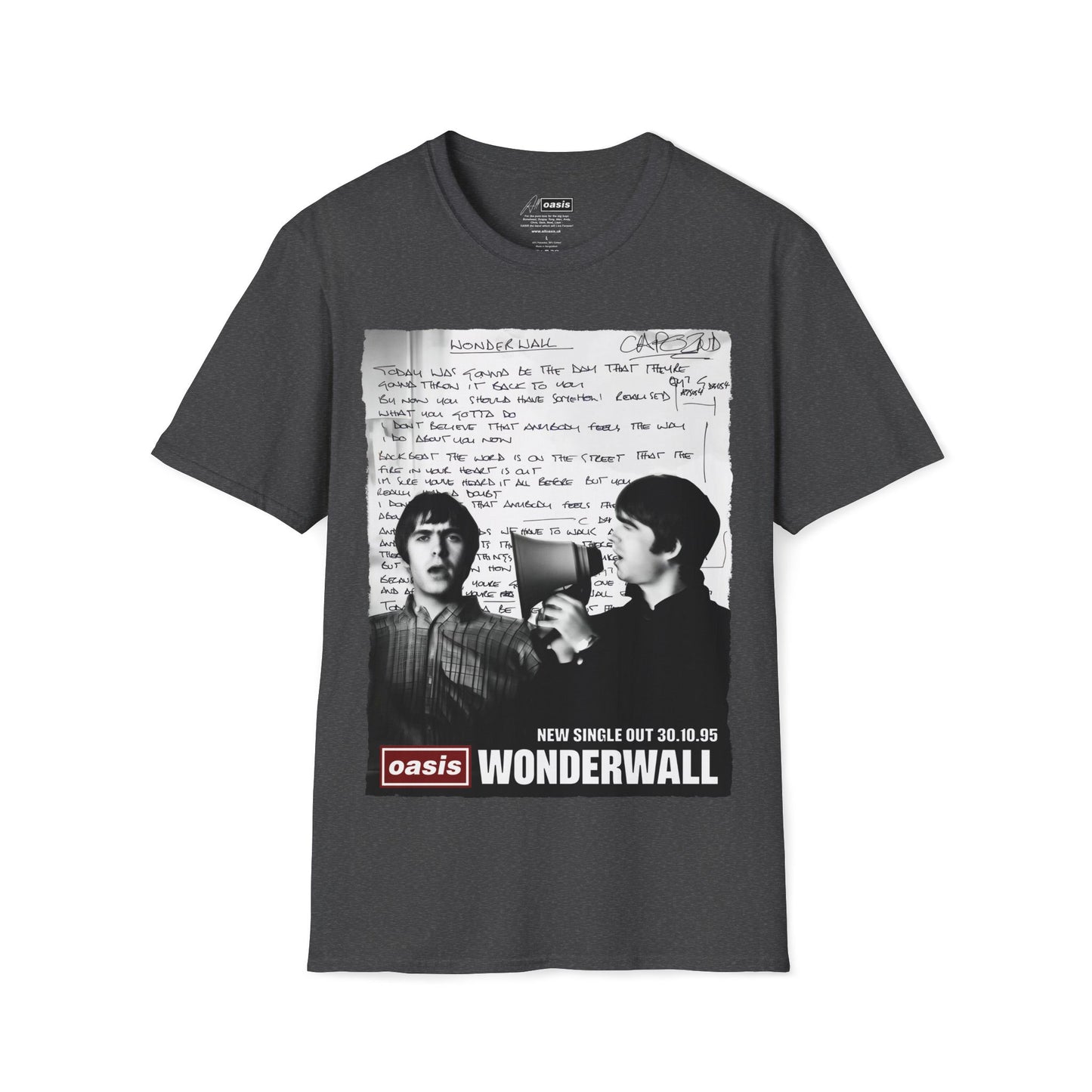 Wonderwall 30 - Lyrics edition -Hand written - White