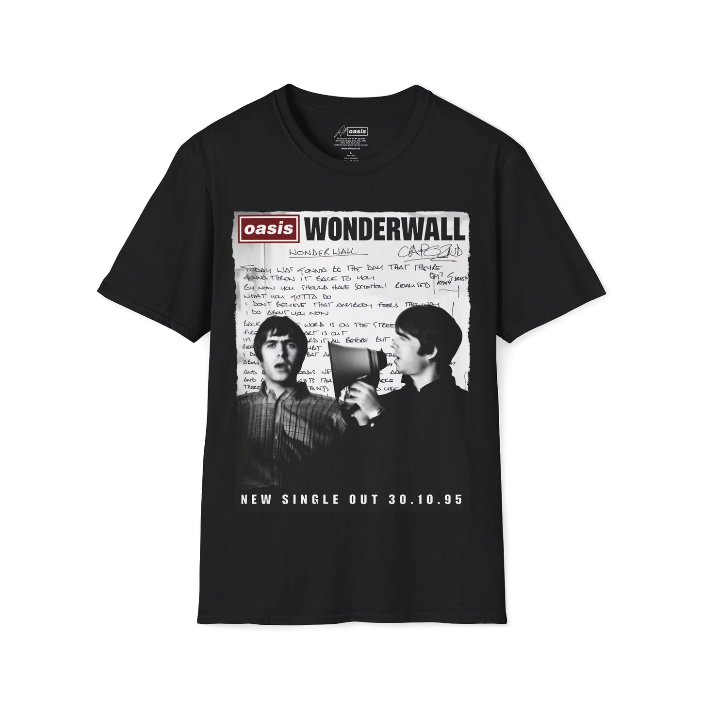 Wonderwall 30 - Lyrics edition -Hand written - White V2