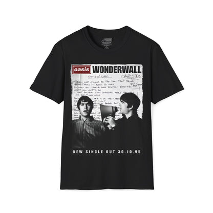 Wonderwall 30 - Lyrics edition -Hand written - White V2