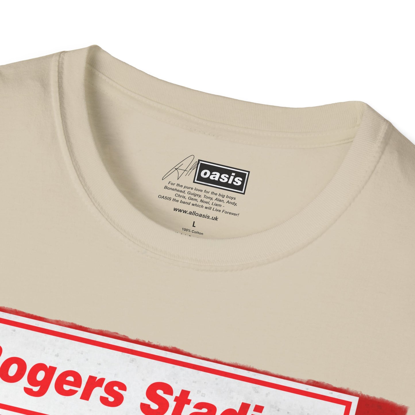 Oasis Live '25 - Rogers Stadium - Red