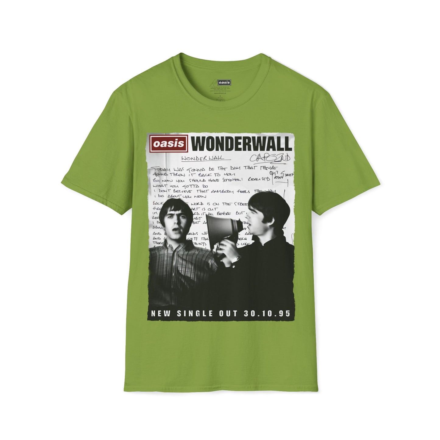 Wonderwall 30 - Lyrics edition -Hand written - White V2