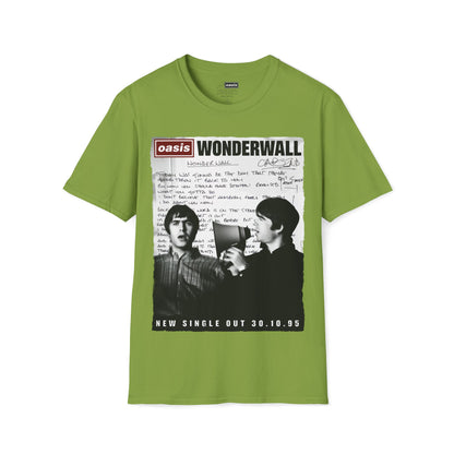 Wonderwall 30 - Lyrics edition -Hand written - White V2