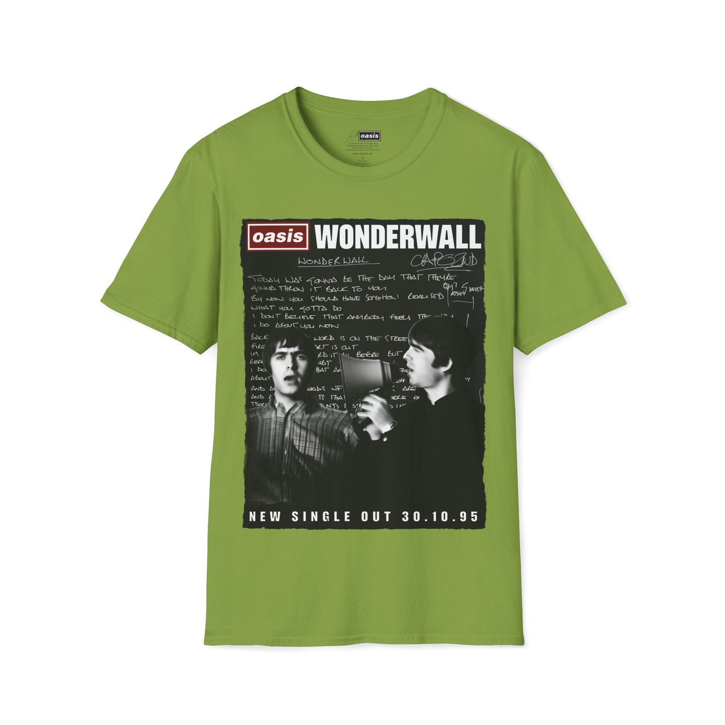 Wonderwall 30 - Lyrics edition -Hand written - Black V2