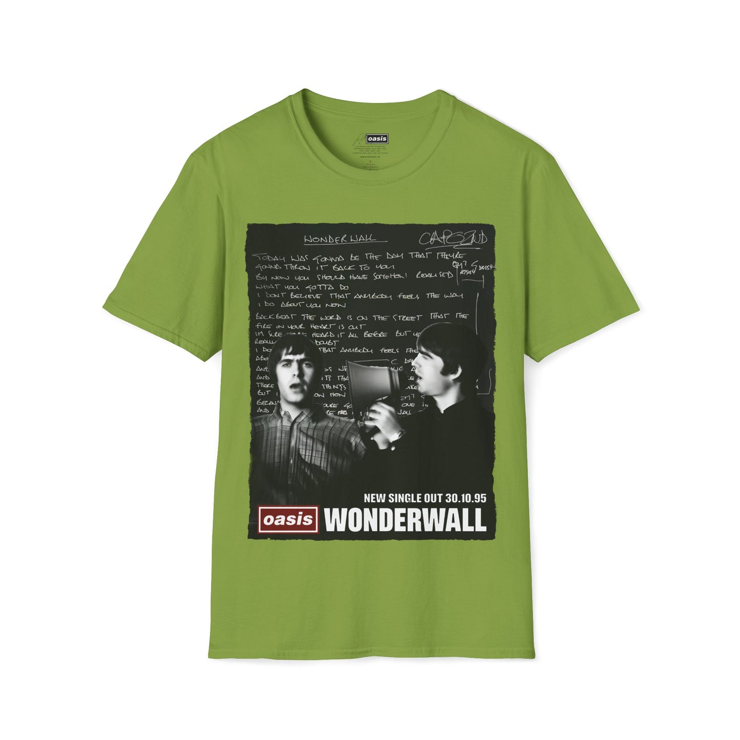 Wonderwall 30 - Lyrics edition -Hand written - Black