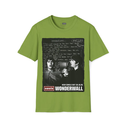 Wonderwall 30 - Lyrics edition -Hand written - Black