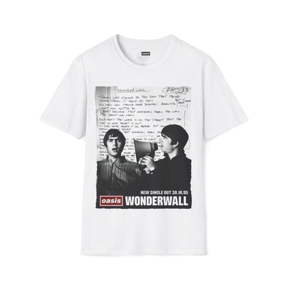 Wonderwall 30 - Lyrics edition -Hand written - White