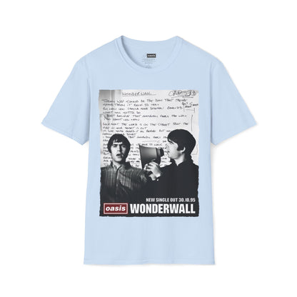 Wonderwall 30 - Lyrics edition -Hand written - White