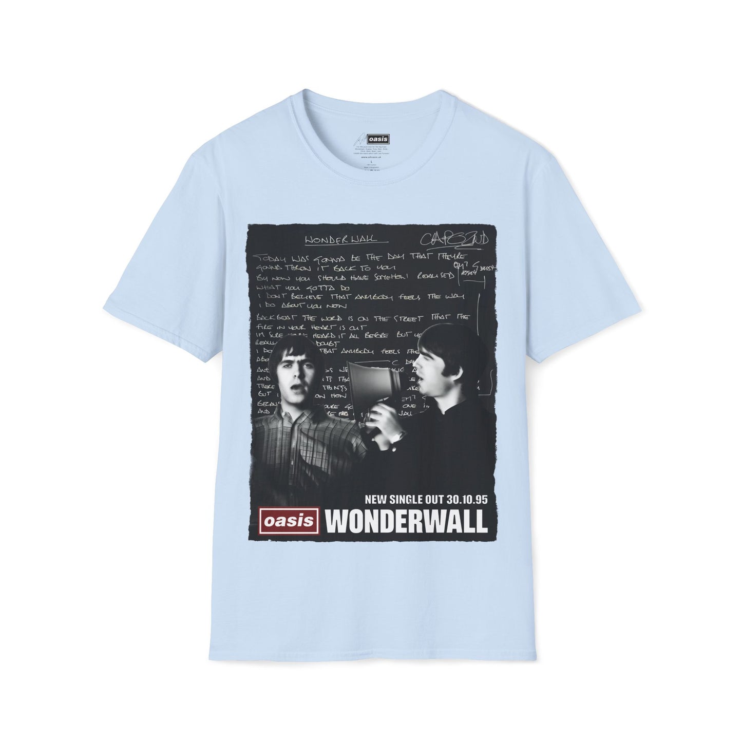 Wonderwall 30 - Lyrics edition -Hand written - Black