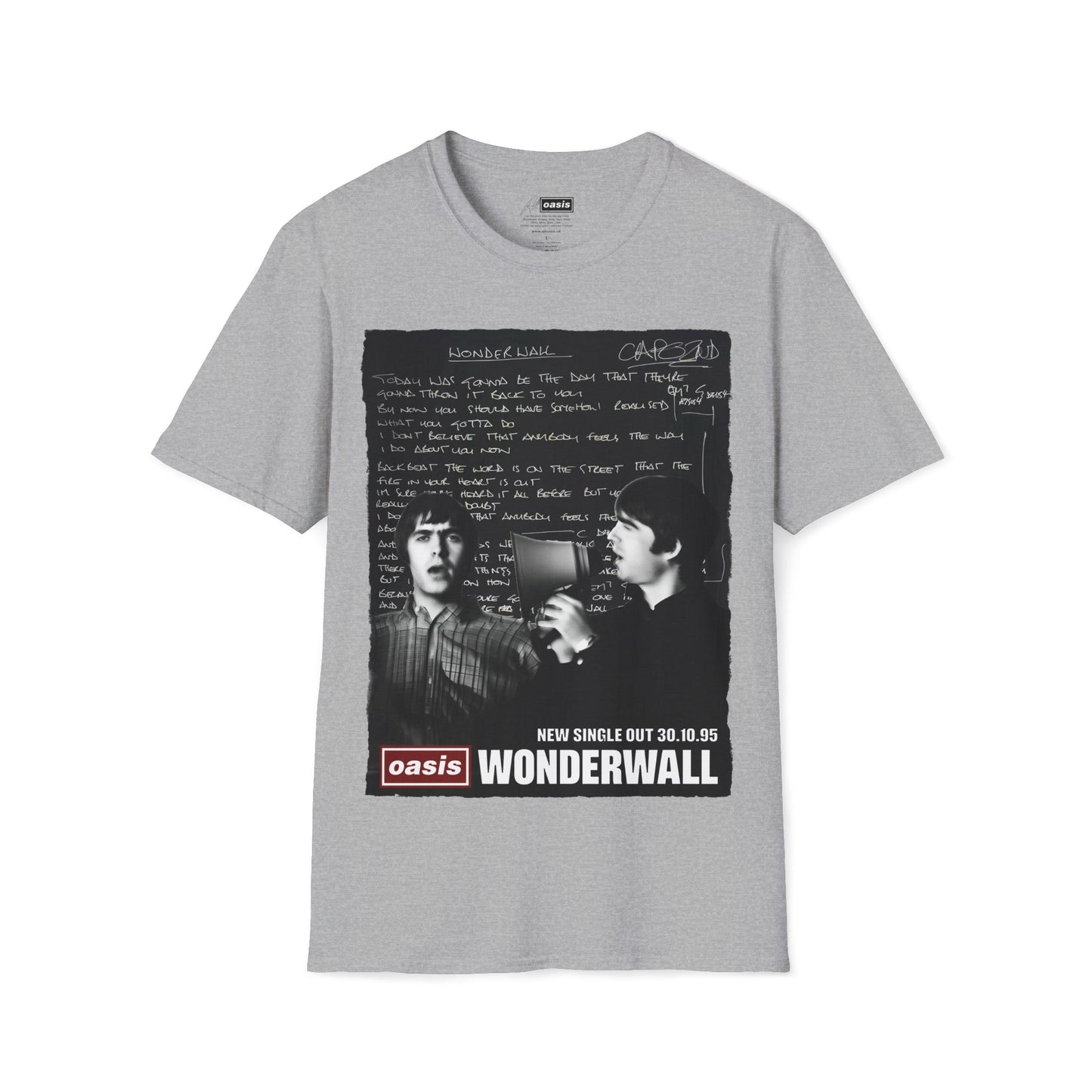 Wonderwall 30 - Lyrics edition -Hand written - Black