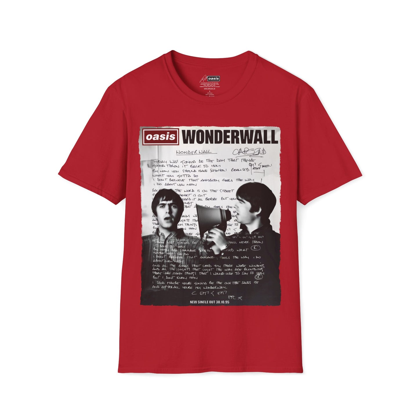 Wonderwall 30 - Full Lyrics edition -Hand written V2