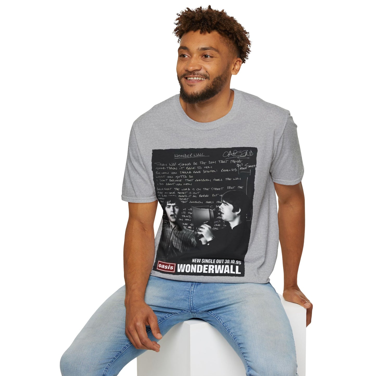 Wonderwall 30 - Lyrics edition -Hand written - Black