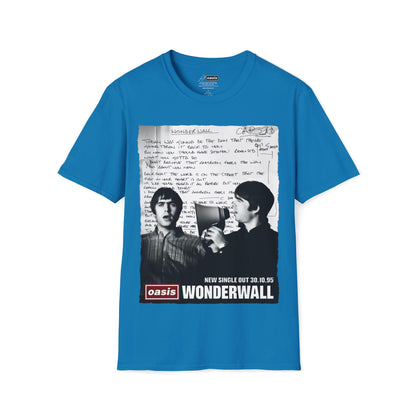 Wonderwall 30 - Lyrics edition -Hand written - White