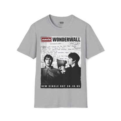 Wonderwall 30 - Lyrics edition -Hand written - White V2