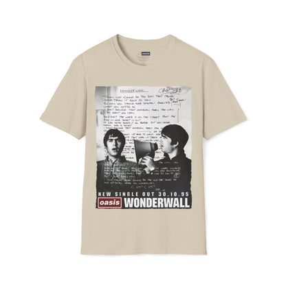 Wonderwall 30 - Full Lyrics edition -Hand written