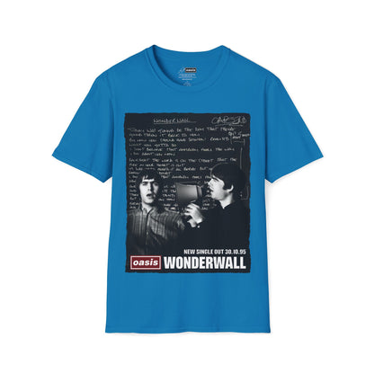 Wonderwall 30 - Lyrics edition -Hand written - Black
