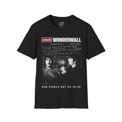 Wonderwall 30 - Lyrics edition -Hand written - Black V2