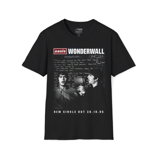 Wonderwall 30 - Lyrics edition -Hand written - Black V2