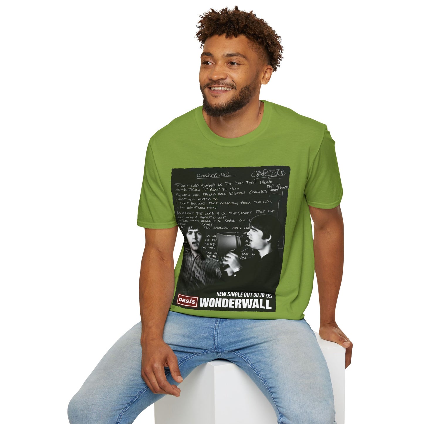 Wonderwall 30 - Lyrics edition -Hand written - Black