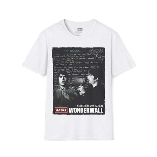 Wonderwall 30 - Lyrics edition -Hand written - Black