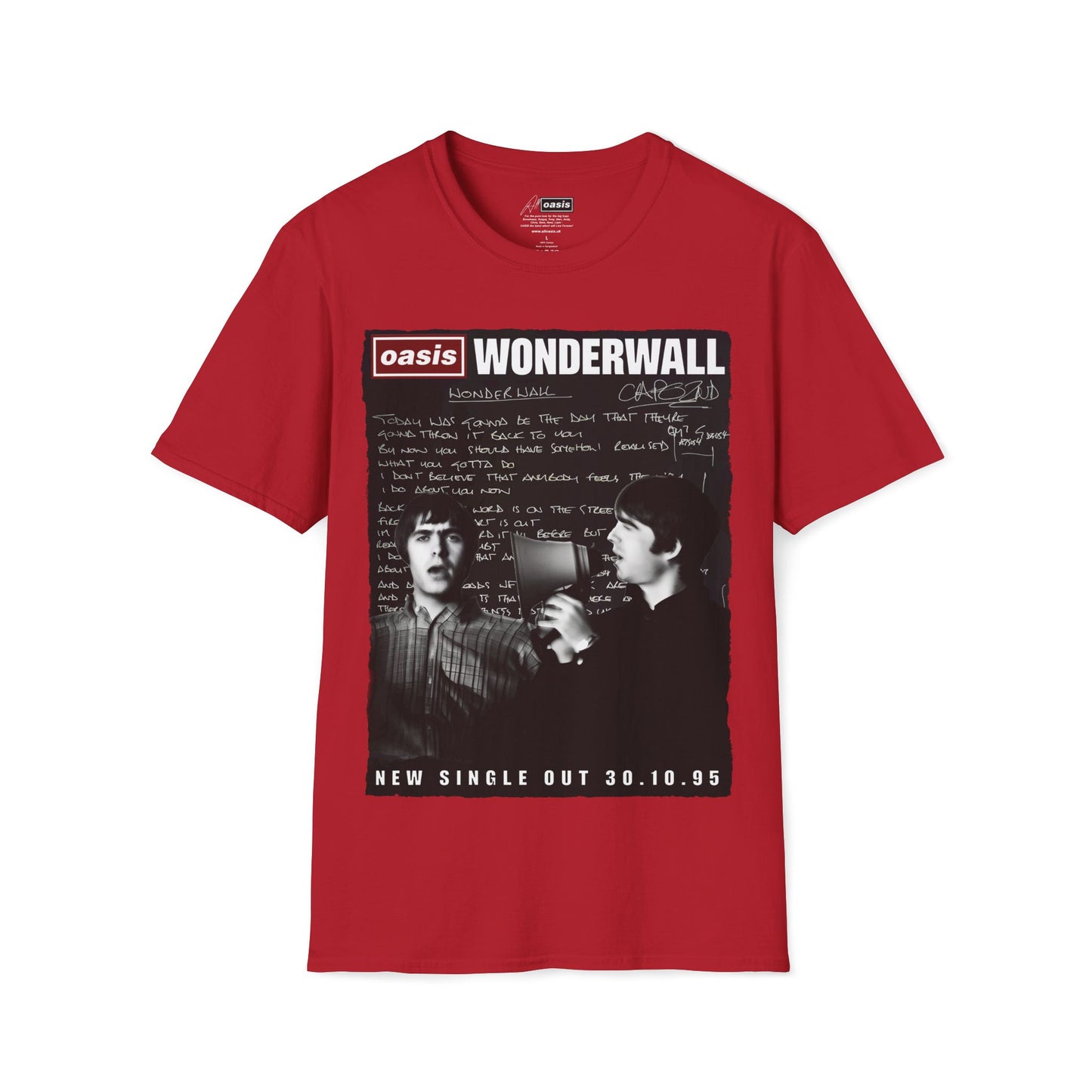 Wonderwall 30 - Lyrics edition -Hand written - Black V2