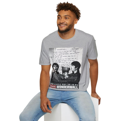 Wonderwall 30 - Full Lyrics edition -Hand written