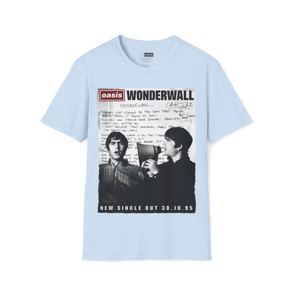 Wonderwall 30 - Lyrics edition -Hand written - White V2