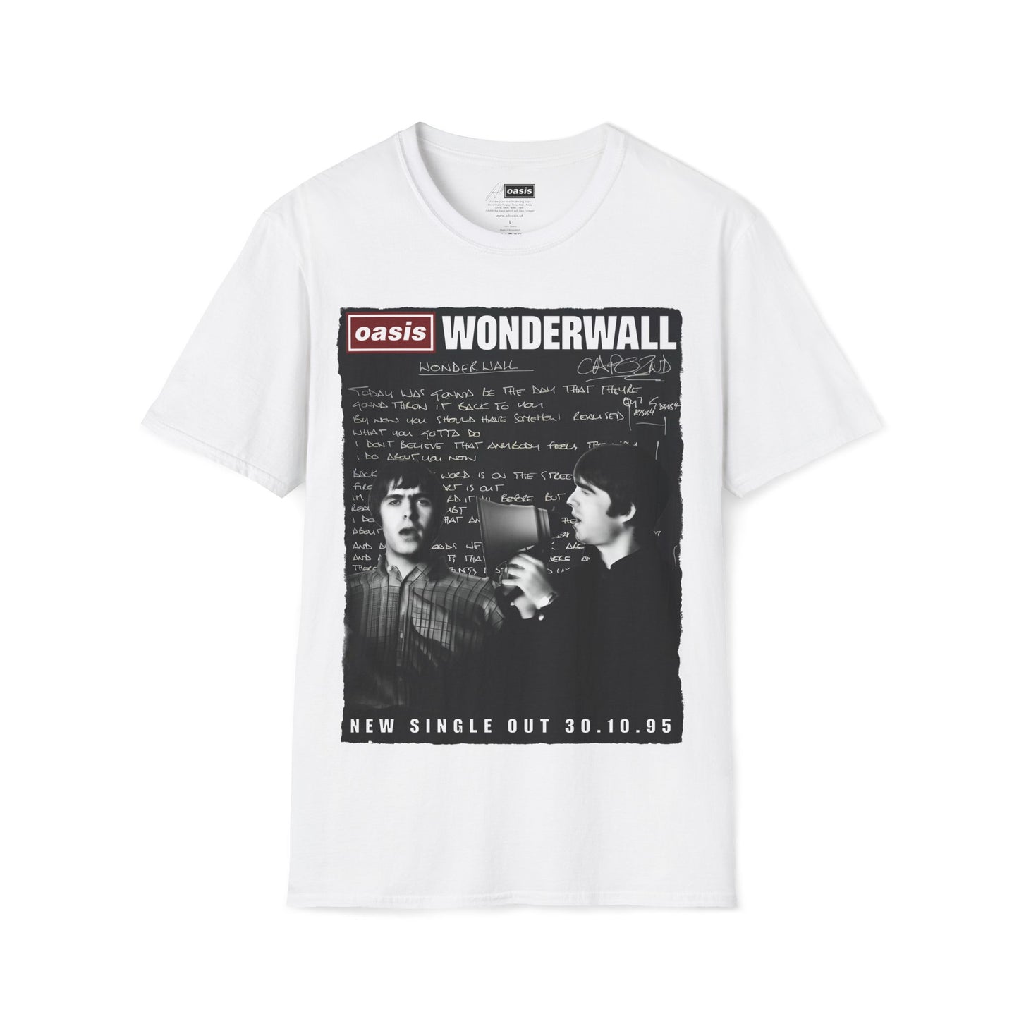 Wonderwall 30 - Lyrics edition -Hand written - Black V2