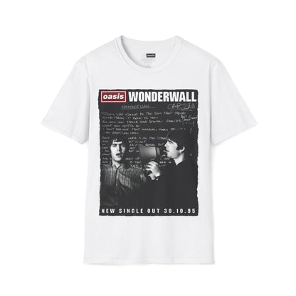 Wonderwall 30 - Lyrics edition -Hand written - Black V2