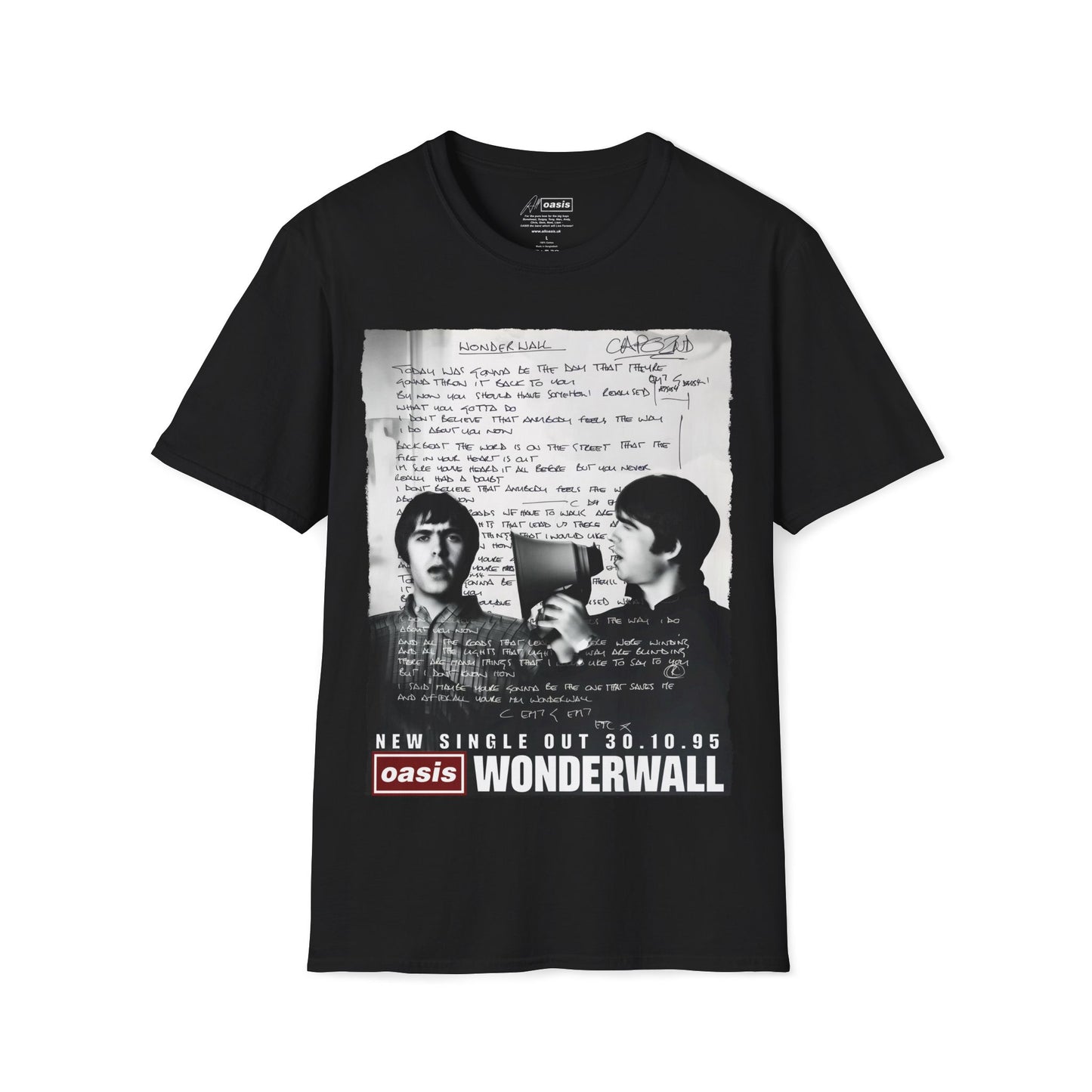 Wonderwall 30 - Full Lyrics edition -Hand written