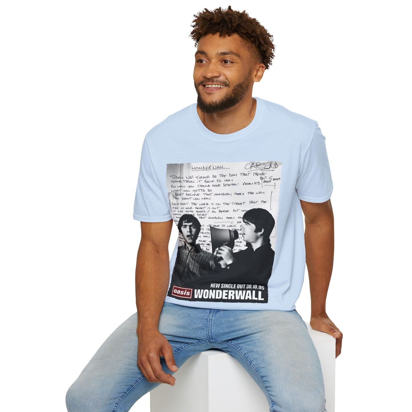 Wonderwall 30 - Lyrics edition -Hand written - White