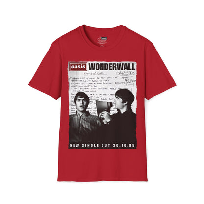 Wonderwall 30 - Lyrics edition -Hand written - White V2