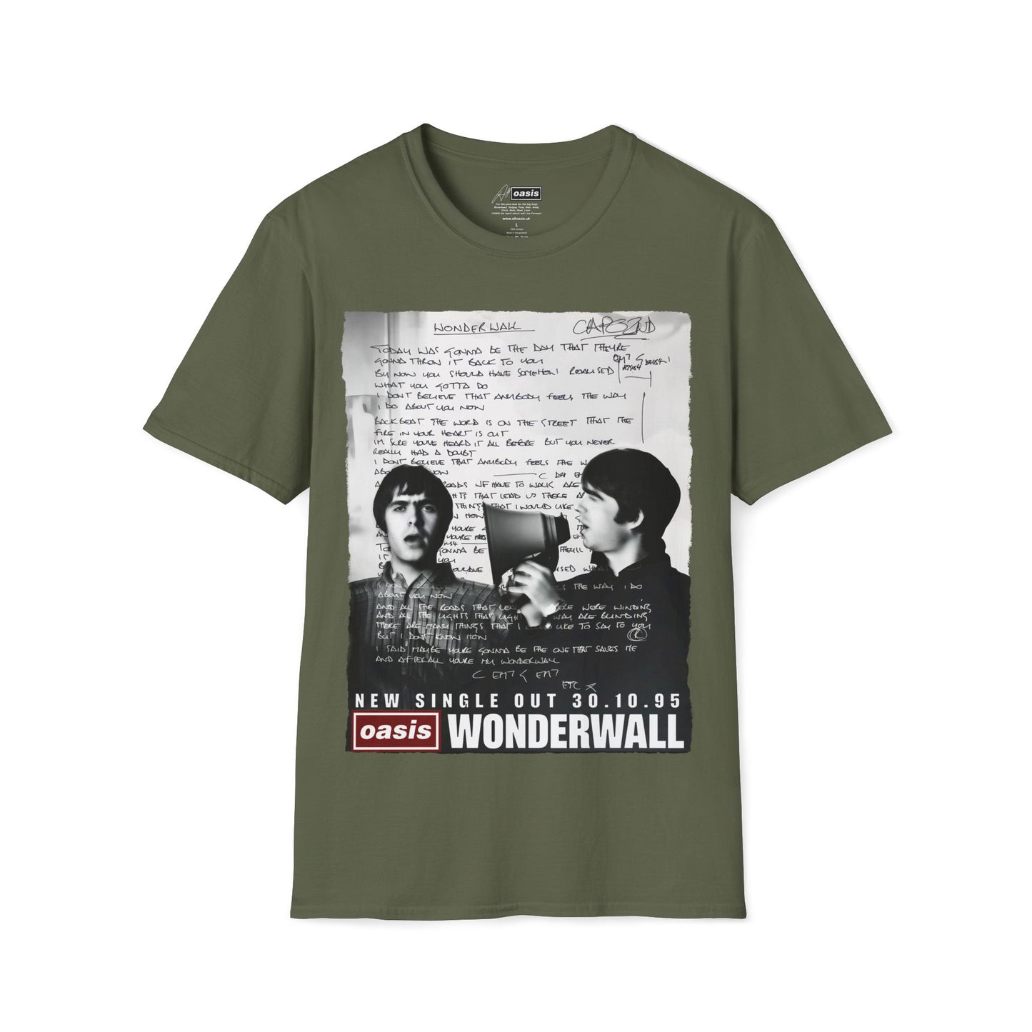 Wonderwall 30 - Full Lyrics edition -Hand written