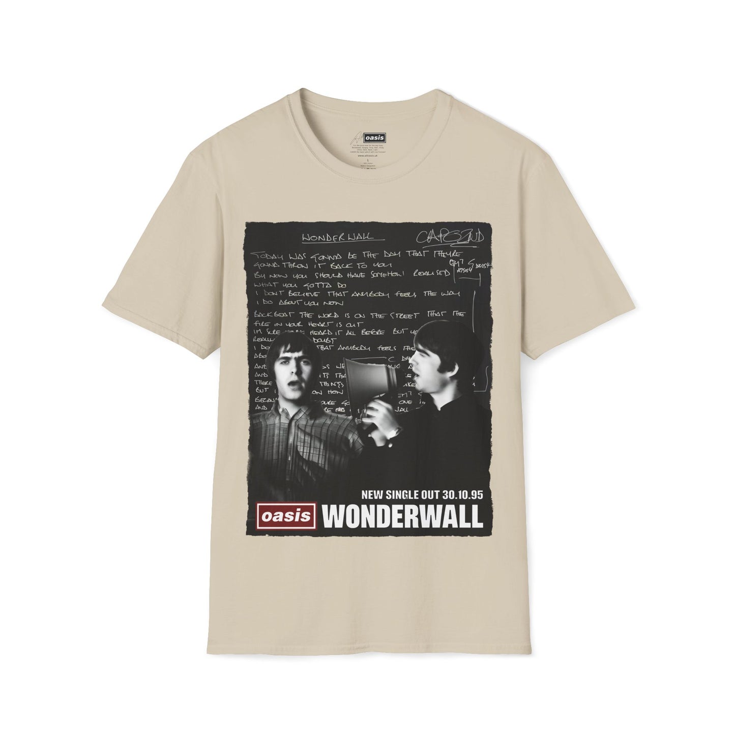 Wonderwall 30 - Lyrics edition -Hand written - Black