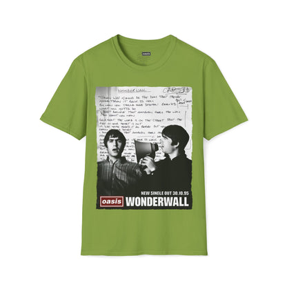 Wonderwall 30 - Lyrics edition -Hand written - White