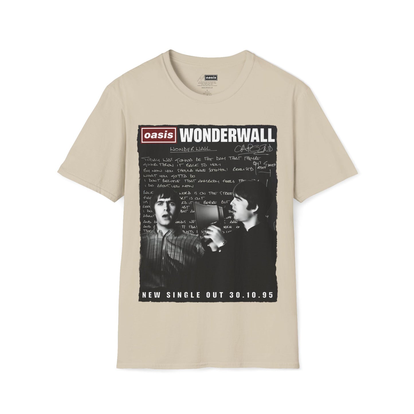 Wonderwall 30 - Lyrics edition -Hand written - Black V2